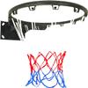 BABYCE Kids Basketball Hoop Rim,Suitable for Indoor and Outdoor Sports and Fitness, 35cm Diameter Solid Basketball Stand, with 2 Basketball Nets view 1