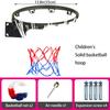 BABYCE Kids Basketball Hoop Rim,Suitable for Indoor and Outdoor Sports and Fitness, 35cm Diameter Solid Basketball Stand, with 2 Basketball Nets view 2