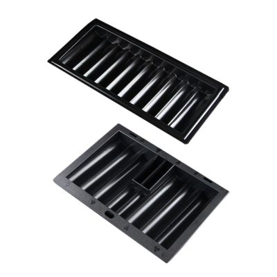 COSMEVIVI 2pcs Plastic Poker Chip Tray Set Sturdy Table Chips Holder Organizer for Game Night and Tournaments for Gamers and Enthusiasts