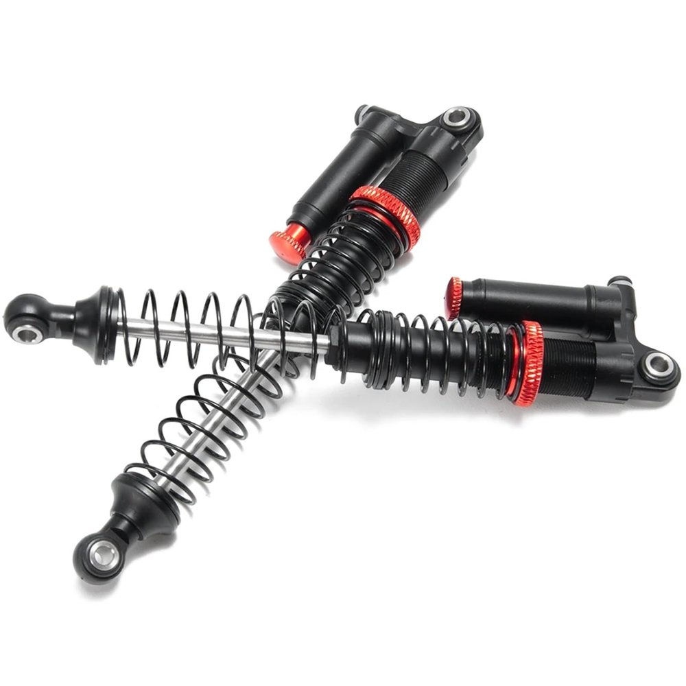 90mm/100mm/110mm/120mm Metal Aluminum Piggyback Shock Absorber for 1/10 RC Crawler Truck Axial SCX10 90046 RC Car Parts(110mm 2 pcs)