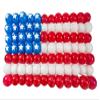 105-Piece Patriotic American F.l.a.g Balloon Wall Kit, 48" x 28.75" view 1