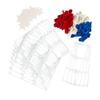 105-Piece Patriotic American F.l.a.g Balloon Wall Kit, 48" x 28.75" view 2