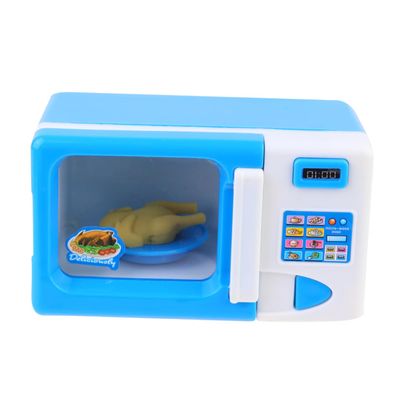 UPKOCH Boy Girl Pretend Play Microwave Toy Educational Kitchen Appliance for Boys and Girls Lightweight and Compact Design Fun Role-Playing Activity for Birthdays and Parties