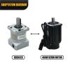 1pc Planetary Reducer SPLF60 Suitable for 60 Servo Motor 200w 400w 600w Gear Ratio 4/5 / 7/10 Max 25N.m 10 arcmin Input 14mm(5) view 4