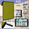 Kuquteed Olive Trading Card Binder 4 Pocket 400 Cards Holder Collector Album with 50 Removable Sleeves Gifts for Boys Girls Sports Game Cards view 3