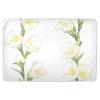 Light Yellow Florals Extra Large Resuable Potty Training Pee Pad Highly Absorbent Baby Diaper Changing Pad Non-Slip Diaper Pads for Infant Baby 52" L x 34" W view 1