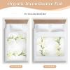 Light Yellow Florals Extra Large Resuable Potty Training Pee Pad Highly Absorbent Baby Diaper Changing Pad Non-Slip Diaper Pads for Infant Baby 52" L x 34" W view 4