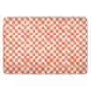 Coral Pink Grids Extra Large Resuable Potty Training Pee Pad Water Resistant Bed Wetting Pads Anti-Lip Pad Liner for Children Adults Pets 52" L x 34" W view 1