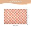 Coral Pink Grids Extra Large Resuable Potty Training Pee Pad Water Resistant Bed Wetting Pads Anti-Lip Pad Liner for Children Adults Pets 52" L x 34" W view 2