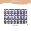 Colorful Sea Shell Dark Blue Extra Large Resuable Toddler Mattress Pads Highly Absorbent Underpads Wetting Cover Portable Travel Mattress for Kids Adults Pets 52" L x 34" W view 2