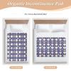 Colorful Sea Shell Dark Blue Extra Large Resuable Toddler Mattress Pads Highly Absorbent Underpads Wetting Cover Portable Travel Mattress for Kids Adults Pets 52" L x 34" W view 4