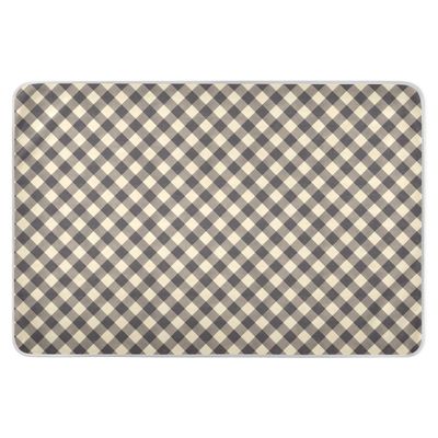 Dark Slate Gray Gingham Extra Large Resuable Training Pee Pads for Kids Water Resistant Potty Training Mattress Pad Leakproof Quick Drying Diaper Pads for Baby Toddler Children 52" L x 34" W
