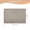 Dark Slate Gray Gingham Extra Large Resuable Training Pee Pads for Kids Water Resistant Potty Training Mattress Pad Leakproof Quick Drying Diaper Pads for Baby Toddler Children 52" L x 34" W view 2