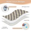 Dark Slate Gray Gingham Extra Large Resuable Training Pee Pads for Kids Water Resistant Potty Training Mattress Pad Leakproof Quick Drying Diaper Pads for Baby Toddler Children 52" L x 34" W view 3