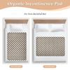 Dark Slate Gray Gingham Extra Large Resuable Training Pee Pads for Kids Water Resistant Potty Training Mattress Pad Leakproof Quick Drying Diaper Pads for Baby Toddler Children 52" L x 34" W view 4