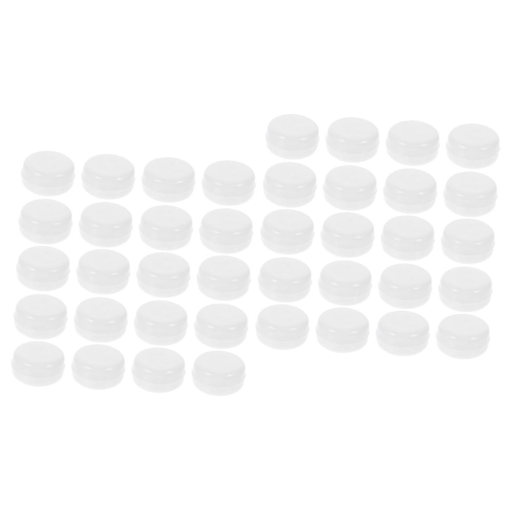 Angoily 200pcs Plush Toy Accessories Flat Ring Bell Boxes for Dolls Built Rattle Insert for Repairing Plush Toys and for Boy Girl and Toddlers