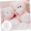 Angoily 200pcs Plush Toy Accessories Flat Ring Bell Boxes for Dolls Built Rattle Insert for Repairing Plush Toys and for Boy Girl and Toddlers view 2