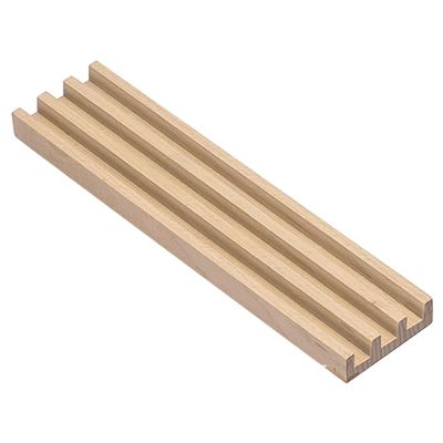 BESPORTBLE Wooden Domino Rack Organizer Non Slip Display Stand for Domino Tiles Game Cards Smooth Edges Design for Long Term Use for Game DIY Projects