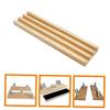 BESPORTBLE Wooden Domino Rack Organizer Non Slip Display Stand for Domino Tiles Game Cards Smooth Edges Design for Long Term Use for Game DIY Projects view 2