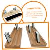 BESPORTBLE Wooden Domino Rack Organizer Non Slip Display Stand for Domino Tiles Game Cards Smooth Edges Design for Long Term Use for Game DIY Projects view 3