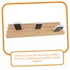 BESPORTBLE Wooden Domino Rack Organizer Non Slip Display Stand for Domino Tiles Game Cards Smooth Edges Design for Long Term Use for Game DIY Projects view 4