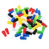 60 Pieces 23mm Mixed Color Replacement Plastic Pegs for Chinese Checkers view 4