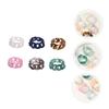 Holibanna 6pcs Creative Resin Chain Shaped Rings Hand Rings Jewelry for Festivals Parties and Daily Wear Safe Material Unique present for Random Color view 2