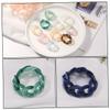 Holibanna 6pcs Creative Resin Chain Shaped Rings Hand Rings Jewelry for Festivals Parties and Daily Wear Safe Material Unique present for Random Color view 4