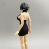 1/12 Scale Female Clothes, High Neck Backless Tight Short Hip Dress for 6-inches Action Figure Body, 1/12 Female Doll Costume Tight-Fitting Skintight Short Hip Skirt Dress Clothing (Black) view 2
