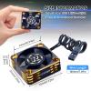 2Pack RC Cooling Fan 30mm 28000RPM 8.4V Aluminum ESC Heatsink for RC Car 1/8 1/10 1/12 Scale 540 550 Brushless Motor (Black Gold) view 3