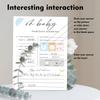 30PSC Baby Shower Prediction & Advice Cards for New Parents,Modern Minimalist Gender Neutral Wishes Cards for New Parents - Fun Baby Shower Games Activities- 5x7 Inches view 4