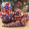 LJZOEM Stacking Dolls Russian Nesting Dolls Wood Matryoshka Doll 10 Pc Traditional Baboushka Nesting Dolls Home Decor Decoration view 3