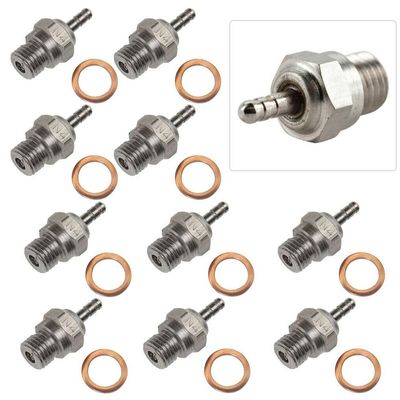 10PCS RC Car 70117 Duty Glow Plug NO.4 N4 Hot Spark Plug Nitro Engine Parts for 1:8 1:10 TRX RC Nitro Engines Car