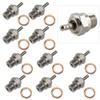 10PCS RC Car 70117 Duty Glow Plug NO.4 N4 Hot Spark Plug Nitro Engine Parts for 1:8 1:10 TRX RC Nitro Engines Car view 1