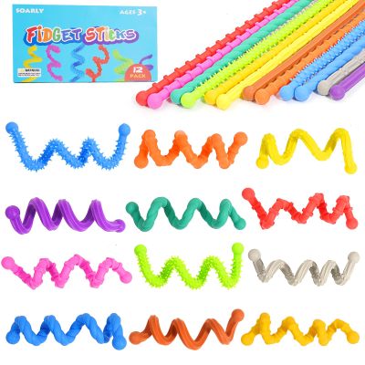 12 Pack Sensory Toys for Kids with Autism & ADHD -Christmas & Birthday Stocking Stuffers Gifts for Boys & Girls, Fidget Toys, Teacher Must Have for Classroom Calm Down Corner, Road Trip Essentials