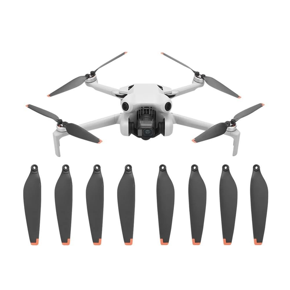 ABZEKH Drone Accessories for 2 Pairs Mini Propellers Replacement for TPU Drone Wing for Blade Quick Release Propeller Blade Spare Parts for DJI Mini 4 Pro