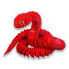 Binvin 3D Printed Animals-Snake Viper,3D Printed Snake Toys Articulated Snake 3D Printed Animals Animal Model Ornaments Creative Funny Toy Festival Gift for Frends (Red, 29Inch) view 1