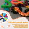 Binvin 3D Printed Animals-Snake Viper,3D Printed Snake Toys Articulated Snake 3D Printed Animals Animal Model Ornaments Creative Funny Toy Festival Gift for Frends (Red, 29Inch) view 3