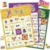 Fenkysoix Mardi Gras Bingo for Kids with 24 Players Cards for Family/School Classroom Activities Mardi Gras Games Bingo Treats Supplies Favors view 1