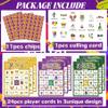 Fenkysoix Mardi Gras Bingo for Kids with 24 Players Cards for Family/School Classroom Activities Mardi Gras Games Bingo Treats Supplies Favors view 3