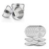 HaWare 14-Piece Kids Dinnerware Set, Stainless Steel Tableware Set Include Kids Bowls and Plates, Shatterproof Toddler Dishes, Durable for Home Picnic Camping, Dishwasher Safe view 1