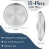 HaWare 14-Piece Kids Dinnerware Set, Stainless Steel Tableware Set Include Kids Bowls and Plates, Shatterproof Toddler Dishes, Durable for Home Picnic Camping, Dishwasher Safe view 3