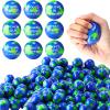 100 Pcs Globe Mini Stress Balls Bulk 2 Inches Foam Relief Stress Balls Squeeze Anxiety Fidget Sensory Toys for Outer Space Earth Party Favors Class Reward Carnival Gift view 1