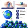 100 Pcs Globe Mini Stress Balls Bulk 2 Inches Foam Relief Stress Balls Squeeze Anxiety Fidget Sensory Toys for Outer Space Earth Party Favors Class Reward Carnival Gift view 3