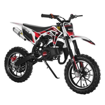 YOXIER 50cc Kids Dirt Bike, 2-Stroke Mini Bike, Dirt Bike for Kids 8-14, Gas Power Pocket Rocket Bike, Off Road Mini Motorcycle Max Load 330Lbs,Speeds up to 25 MPH for Uphill and Off-Road Conditions