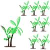 16pcs Palm Tree Decor,8cm Palm Tree Cake Topper,Coconut Tree Cake,Palm Tree Party,Jungle Cake Hawaiian Cupcake Toppers,Beach Cake Decorations view 1