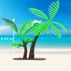 16pcs Palm Tree Decor,8cm Palm Tree Cake Topper,Coconut Tree Cake,Palm Tree Party,Jungle Cake Hawaiian Cupcake Toppers,Beach Cake Decorations view 2