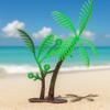 16pcs Palm Tree Decor,8cm Palm Tree Cake Topper,Coconut Tree Cake,Palm Tree Party,Jungle Cake Hawaiian Cupcake Toppers,Beach Cake Decorations view 3