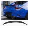 Compatible For Miata Mazda MX5 2016-2024 FRP/Real Forged Carbon Fiber Car Rear Trunk Wing Lip Spoiler(Forged carbon) view 2