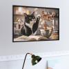 Kitchen Cats Wooden Puzzles for Adults 500 Pieces Jigsaw Puzzle Playful Feline Chaos in The Kitchen, Whimsical Puzzle for Cat and Humor Fans view 3
